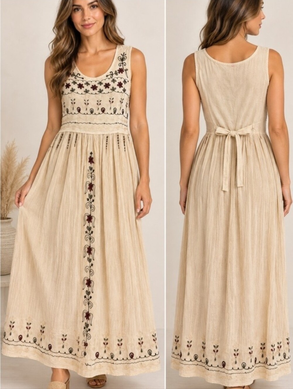 73. Vintage Embroidered Dress